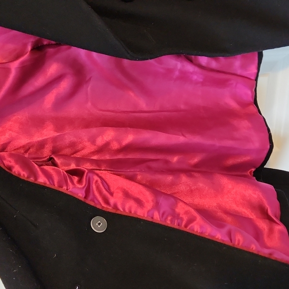 Black peacoat size small - Picture 3 of 4